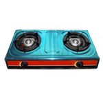 Electronice si Electrocasnice - Aragazuri, cuptoare si hote - Plite incorporabile - Plite pe gaz - Plita gatit portabila - aragaz din Inox, 2 arzatoare, Alimentare GPL, 72 x 40 x 10 cm - Infinity.ro