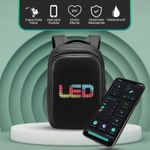 Fashion, accesorii si bijuterii - Barbati - Accesorii barbati - Genti si rucsacuri barbati - Ghiozdan Smart cu Ecran LED, Conexiune Bluetooth prin Aplicatie, Afisaj Color, Impermeabil - Infinity.ro