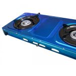 Electronice si Electrocasnice - Aragazuri, cuptoare si hote - Plite incorporabile - Plite pe gaz - Plita gatit portabila - aragaz din Inox, 2 arzatoare, Alimentare GPL, 72 x 40 x 10 cm - Infinity.ro