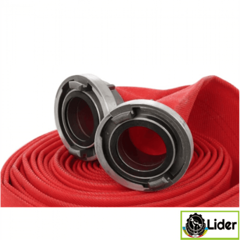 Casa si Gradina - Gradinarit si plante - Instalatii si accesorii pentru irigatii - Furtunuri de gradina si accesorii - Furtun Pompier Premium, 2'', 20M, 8 Bari, Robust si Fiabil, Flux constant si puternic, cu Cuple, Rosu - Infinity.ro