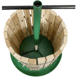Casa si Gradina - Gradinarit si plante - Agricultura - Produse vinificatie - Teasc, presa din lemn pentru zdrobit struguri, fructe, 40 L, diametru cos 35 cm - Infinity.ro