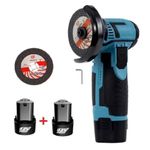Casa si Gradina - Constructii - Scule electrice si accesorii - Polizoare - Mini Polizor Unghiular, Flex, Fara Fir, 12V, 19500 RPM, 2 Acumulatori, Portabil, 2 Discuri - Infinity.ro