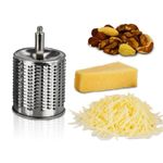 Casa si Gradina - Bucatarie si vesela - Ustensile bucatarie - Rasnite si dozatoare condimente - Rasnita manuala de macinat Nuci, Alune, Cafea, Piper, Metalica, Sistem prindere, Rosie - Infinity.ro