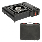 Electronice si Electrocasnice - Aragazuri, cuptoare si hote - Plite incorporabile - Plite pe gaz - Aragaz Camping Portabil, 1 Arzator, Dubla Alimentare Spraygaz, Putere 2.2 W, 34 x 26 x 18 cm - Infinity.ro