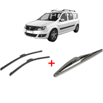 Auto si Moto - Intretinere auto - Stergatoare - Set 3 stergatoare DACIA LOGAN MCV II 2013-, pentru parbriz si luneta, Bosch Twin - Infinity.ro