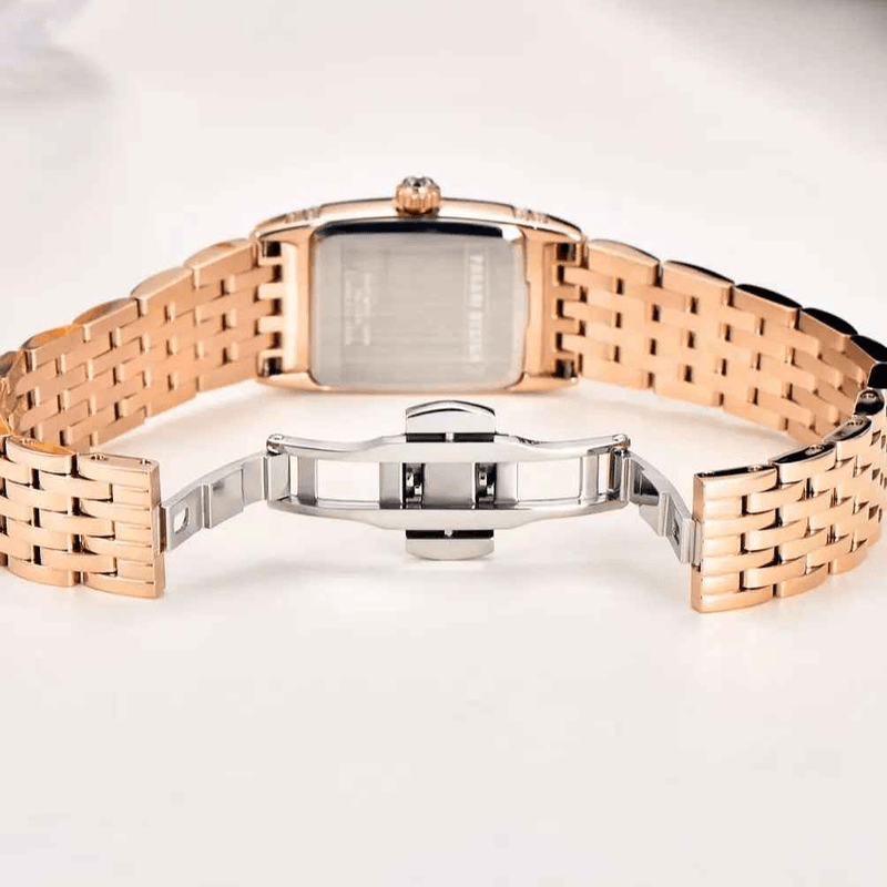 Fashion, accesorii si bijuterii - Femei - Bijuterii femei - Ceasuri femei - Ceas Dama PAGANI DESIGN PD-1737 Gold, Swiss Ronda 762, Safir, 50M, 22mm - Infinity.ro