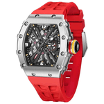 Fashion, accesorii si bijuterii - Barbati - Bijuterii barbati - Ceasuri barbati - Ceas PAGANI DESIGN PD-1738 Red, Quartz VH65, Safir AR, Otel 316L, 42mm, 50M - Infinity.ro