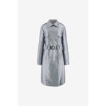 Fashion, accesorii si bijuterii - Femei - Imbracaminte femei - Paltoane si trenciuri femei - Trenci dama cu imprimeu Guess W3YL03 Argintiu L INTL - Infinity.ro