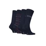 Fashion, accesorii si bijuterii - Barbati - Lenjerie si pijamale barbati - Sosete si ciorapi barbati - Set 4 perechi sosete lungi Tommy Hilfiger 701238504 Bleumarin 43-46 EU - Infinity.ro