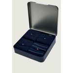 Fashion, accesorii si bijuterii - Barbati - Lenjerie si pijamale barbati - Sosete si ciorapi barbati - Set 4 perechi sosete lungi Tommy Hilfiger 701238504 Bleumarin 43-46 EU - Infinity.ro