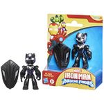 Jucarii, Copii si Bebe - Jucarii si jocuri - Figurine - Marvel Iron Man si prietenii sai uimitori figurina Black Panther 7.6CM - Infinity.ro