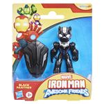 Jucarii, Copii si Bebe - Jucarii si jocuri - Figurine - Marvel Iron Man si prietenii sai uimitori figurina Black Panther 7.6CM - Infinity.ro