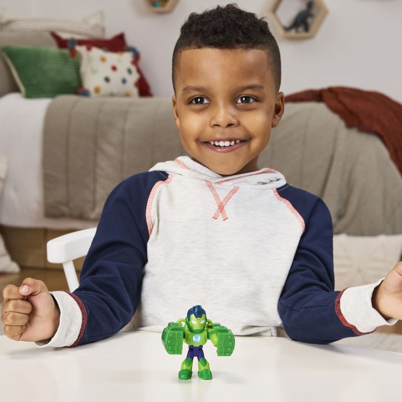 Jucarii, Copii si Bebe - Jucarii si jocuri - Figurine - Marvel Iron Man si prietenii sai uimitori figurina Iron Hulk 7.6CM - Infinity.ro
