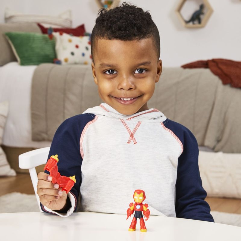 Jucarii, Copii si Bebe - Jucarii si jocuri - Figurine - Marvel Iron Man si prietenii sai uimitori figurina Iron Man 7.6CM - Infinity.ro