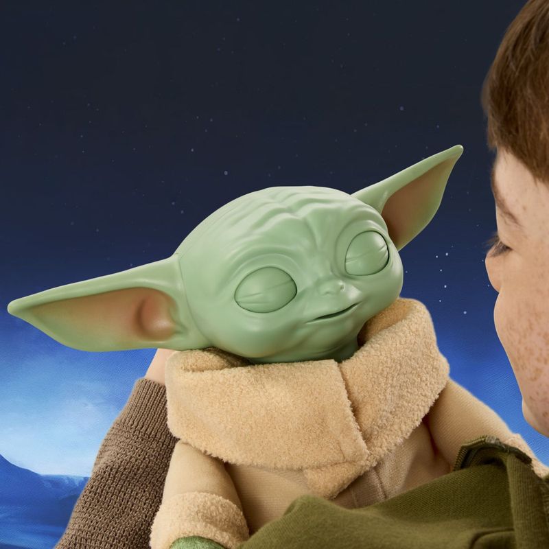 Jucarii, Copii si Bebe - Jucarii si jocuri - Figurine - Star Wars madalorian si Grogu figurina interactiva Action Buddy Grogu cu sunete 25CM - Infinity.ro