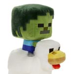Jucarii, Copii si Bebe - Jucarii si jocuri - Jucarii de plus - Minecraft figurina de plus Chicken Jockey 20CM - Infinity.ro