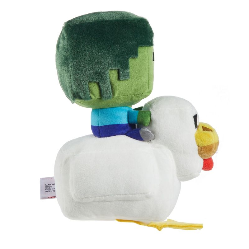 Jucarii, Copii si Bebe - Jucarii si jocuri - Jucarii de plus - Minecraft figurina de plus Chicken Jockey 20CM - Infinity.ro