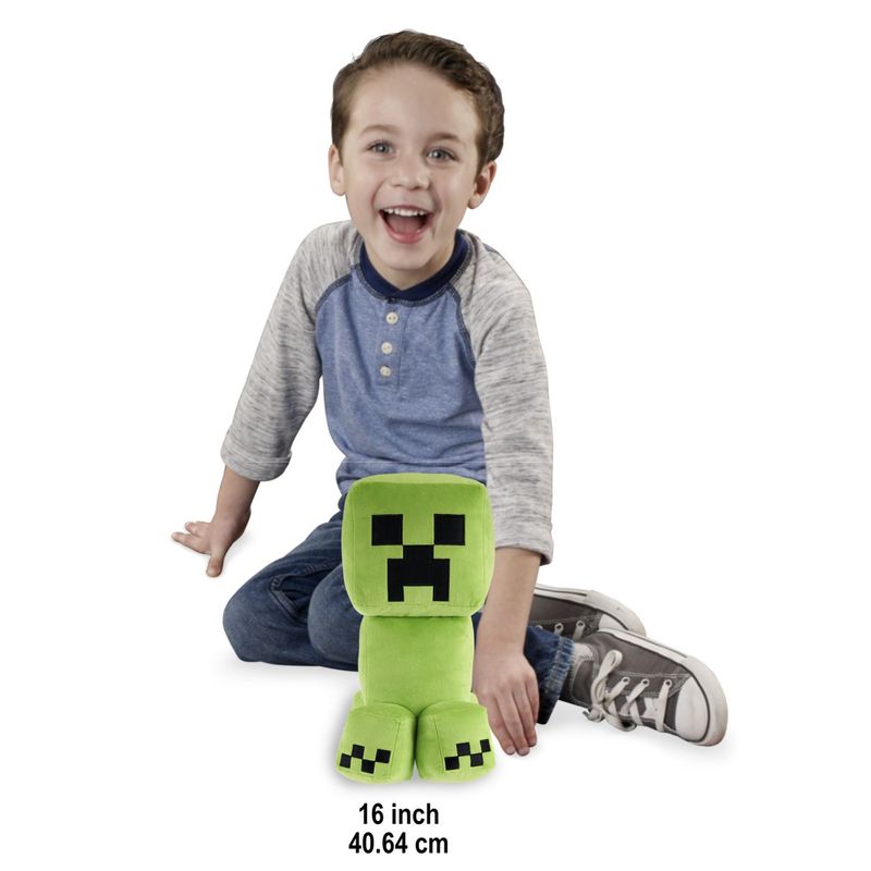 Jucarii, Copii si Bebe - Jucarii si jocuri - Jucarii de plus - Minecraft figurina de plus Creeper 30CM - Infinity.ro