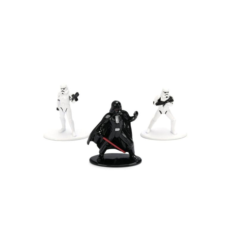 Jucarii, Copii si Bebe - Jucarii si jocuri - Figurine - Jada Star Wars set 3 nano figurine metalice 4CM - Infinity.ro