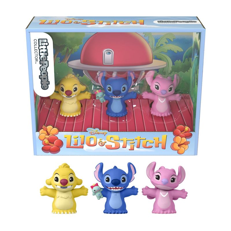 Jucarii, Copii si Bebe - Jucarii si jocuri - Figurine - Fisher Price Little people collector Disney lilo stich set 3 figurine - Infinity.ro