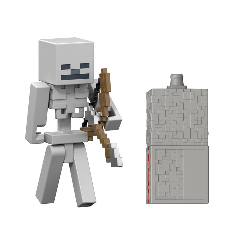Jucarii, Copii si Bebe - Jucarii si jocuri - Figurine - Minecraft craft a block figurina skeleton 8CM - Infinity.ro