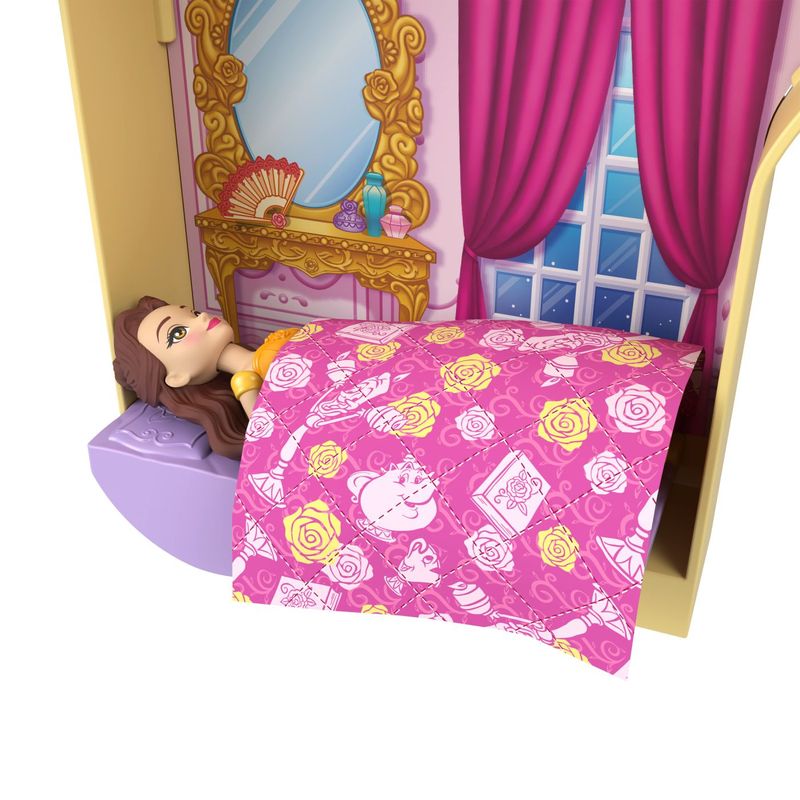 Jucarii, Copii si Bebe - Jucarii si jocuri - Papusi si accesorii - Papusi - Disney Princess castelul lui belle cu figurine si accesorii - Infinity.ro