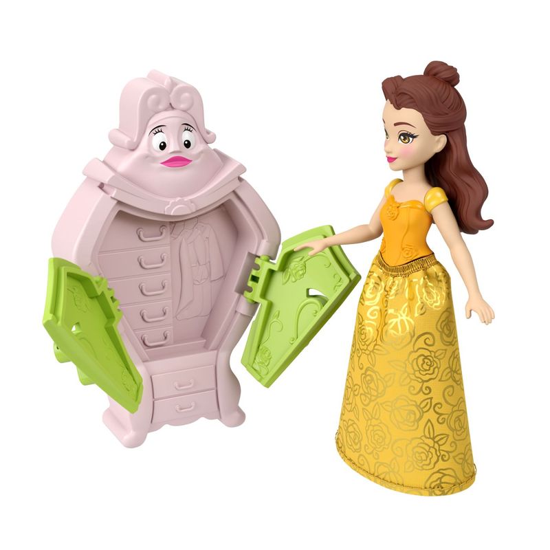 Jucarii, Copii si Bebe - Jucarii si jocuri - Papusi si accesorii - Papusi - Disney Princess castelul lui belle cu figurine si accesorii - Infinity.ro