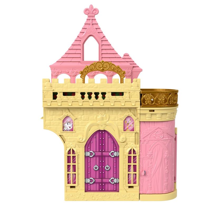 Jucarii, Copii si Bebe - Jucarii si jocuri - Papusi si accesorii - Papusi - Disney Princess castelul lui belle cu figurine si accesorii - Infinity.ro
