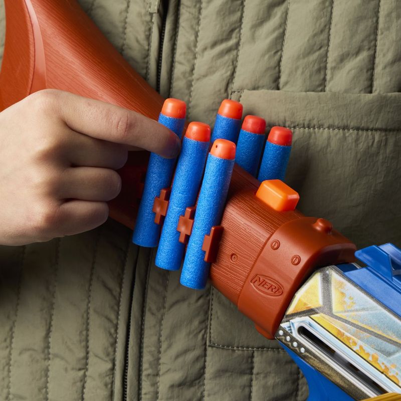Jucarii, Copii si Bebe - Jucarii si jocuri - Jucarii de rol - Arme de jucarie - Nerf Blaster elite Star Wars Mandalorian si Grogu 8IN1 - Infinity.ro