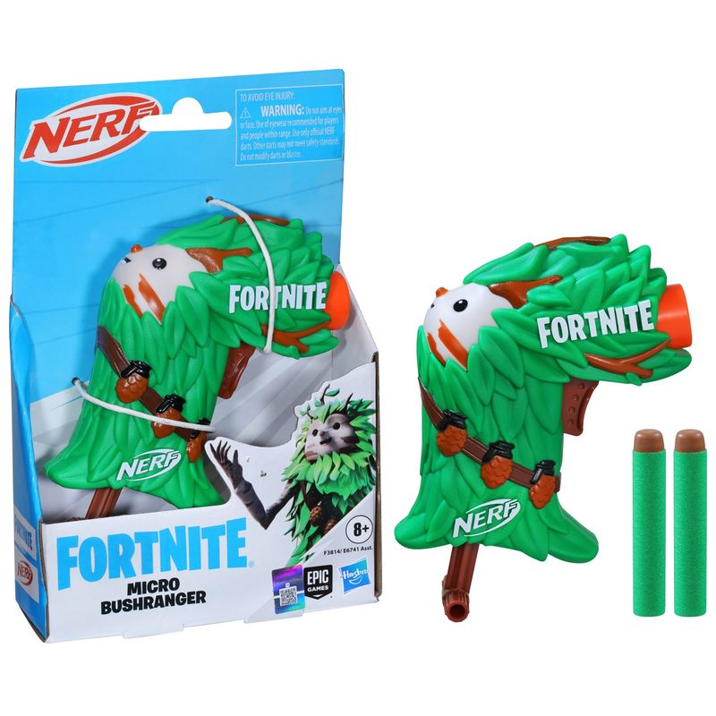 Jucarii, Copii si Bebe - Jucarii si jocuri - Jucarii de rol - Arme de jucarie - Nerf Blaster fortnite microshots micro bushranger - Infinity.ro
