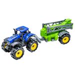 Jucarii, Copii si Bebe - Jucarii si jocuri - Vehicule si jucarii cu telecomanda - Masinute - Tractor de Jucarie cu Utilaj de Stropit Atomizor Detasabil 25 cm, Brate Pliabile 40 cm, Mecanism cu Frictiune, 3 ani+ - Infinity.ro