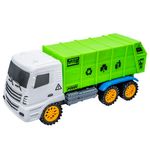 Jucarii, Copii si Bebe - Jucarii si jocuri - Vehicule si jucarii cu telecomanda - Masinute - Masina de Salubrizare si Reciclare cu Frictiune Speedy 26 cm, Jucarie Educativa Copii, 3 ani+ - Infinity.ro