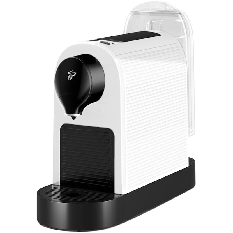 Electronice si Electrocasnice - Electrocasnice bucatarie - Preparare bauturi - Espressoare - Espressor Tchibo Cafissimo Pure Plus, 800 ml, 15 bari, 1250W, capsule, Alb - Infinity.ro