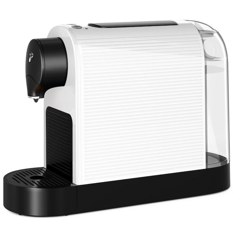 Electronice si Electrocasnice - Electrocasnice bucatarie - Preparare bauturi - Espressoare - Espressor Tchibo Cafissimo Pure Plus, 800 ml, 15 bari, 1250W, capsule, Alb - Infinity.ro