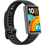 Laptop, Telefoane si Tablete - Wearables si gadgeturi - Wearables - Bratari fitness - Bratara fitness HUAWEI Band 11 Pro, Android /iOS, Matte Black Aluminum Alloy Case with Black Fluoroelastomer Strap + 1 Month Watch Face VIP - Infinity.ro