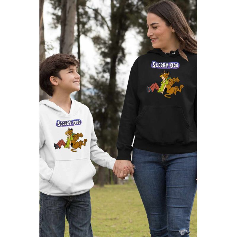Fashion, accesorii si bijuterii - Femei - Imbracaminte femei - Hanorace femei - Hanorac Femei Scooby Doo Shaggy Friends, negru, marime L - Infinity.ro