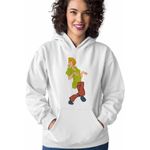 Fashion, accesorii si bijuterii - Femei - Imbracaminte femei - Hanorace femei - Hanorac Femei Scooby Doo Shaggy Rogers, alb, marime XL - Infinity.ro