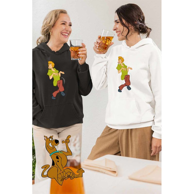 Fashion, accesorii si bijuterii - Femei - Imbracaminte femei - Hanorace femei - Hanorac Femei Scooby Doo Shaggy Rogers, alb, marime XL - Infinity.ro
