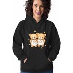 Fashion, accesorii si bijuterii - Femei - Imbracaminte femei - Hanorace femei - Hanorac Femei Gemeni Baby Zodiac Horoscop Gemini Astrologie, negru, marime L - Infinity.ro