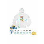 Fashion, accesorii si bijuterii - Femei - Imbracaminte femei - Hanorace femei - Hanorac Femei Soricel Roo Ursuletul Winnie the Pooh Puh, alb, marime 2XL - Infinity.ro