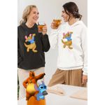 Fashion, accesorii si bijuterii - Femei - Imbracaminte femei - Hanorace femei - Hanorac Femei Soricel Roo Ursuletul Winnie the Pooh Puh, alb, marime 2XL - Infinity.ro
