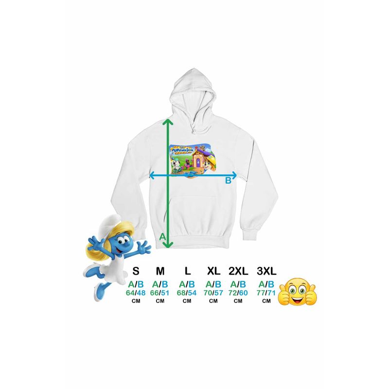 Fashion, accesorii si bijuterii - Femei - Imbracaminte femei - Hanorace femei - Hanorac Femei Pupstruction Action Catelusi Constructori, alb, marime 2XL - Infinity.ro