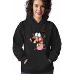 Fashion, accesorii si bijuterii - Femei - Imbracaminte femei - Hanorace femei - Hanorac Femei Courage the Cowardly Dog Beagle Catel Speriat, negru, marime 2XL - Infinity.ro