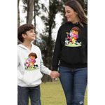 Fashion, accesorii si bijuterii - Femei - Imbracaminte femei - Hanorace femei - Hanorac Femei Dora Exploratoarea Looney Tunes Taz Bugs Bunny Sylvester Tweety Baby, negru, marime S - Infinity.ro