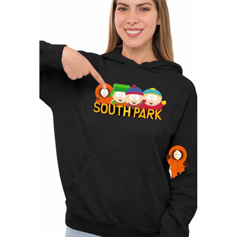 Fashion, accesorii si bijuterii - Femei - Imbracaminte femei - Hanorace femei - Hanorac Femei South Park Trupa Baietilor, negru, marime L - Infinity.ro