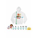 Fashion, accesorii si bijuterii - Femei - Imbracaminte femei - Hanorace femei - Hanorac Femei Dora the Explorer Familia Flintstone Bam Bam Bebelusi, alb, marime L - Infinity.ro