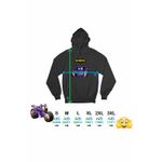 Fashion, accesorii si bijuterii - Femei - Imbracaminte femei - Hanorace femei - Hanorac Femei Batwheels Batmobil Bam Batman Batroti Masini, negru, marime XL - Infinity.ro