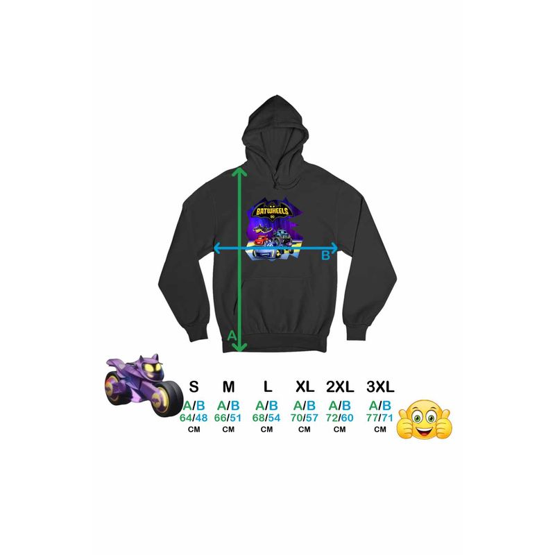 Fashion, accesorii si bijuterii - Femei - Imbracaminte femei - Hanorace femei - Hanorac Femei Batwheels Dream Team Batroti Batman Robin, negru, marime 3XL - Infinity.ro