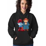 Fashion, accesorii si bijuterii - Femei - Imbracaminte femei - Hanorace femei - Hanorac Femei Paddington Papa Strumf, negru, marime XL - Infinity.ro