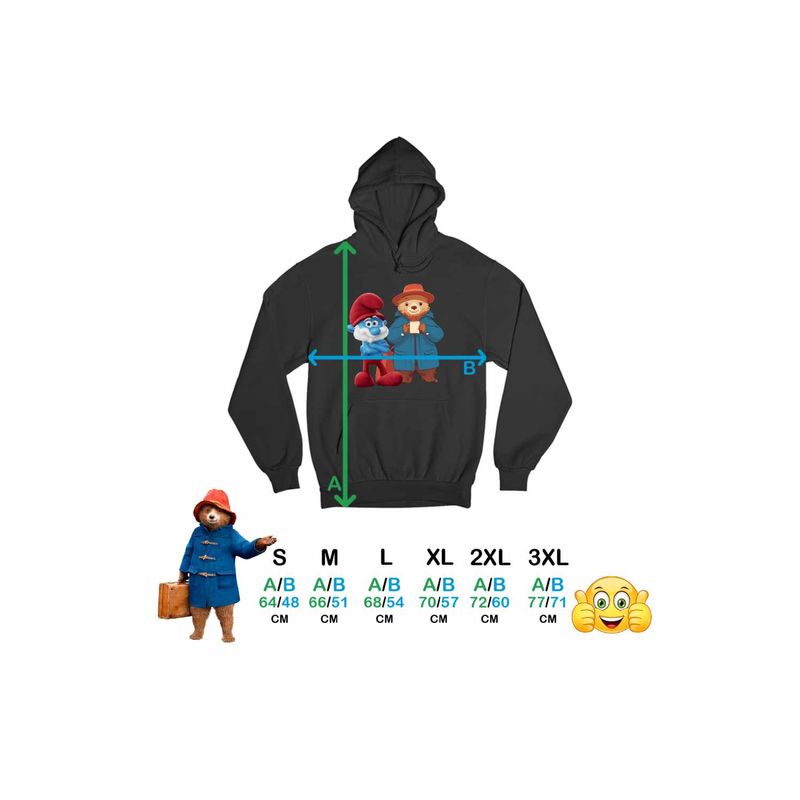 Fashion, accesorii si bijuterii - Femei - Imbracaminte femei - Hanorace femei - Hanorac Femei Paddington Papa Strumf, negru, marime XL - Infinity.ro